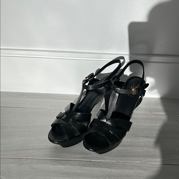 Yves Saint Laurent Black Heels - Picture 1 of 4